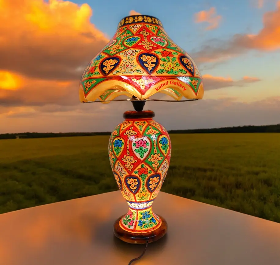CAMEL LEATHER LAMP
